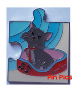 Disney Dogs &amp; Cats Aristocats Gray Kitten Berlioz Loungefly Puzzle Piece... - £11.01 GBP