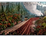 Dollarhide Trestle Shasta Route Sisqyou Mountains Oregon OR 1913 DB Post... - £4.94 GBP