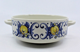 Villeroy and Boch Porcelain Cadiz 1 Soup Bowl Double Handle Vintage Lexe... - $43.41