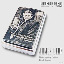 Gorgeous James Dean Stars Of Hollywood Emblem Zippo Lighter - $90.25