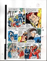 Original Avengers 301 Marvel color guide art:Fantastic Four/Thor/Captain... - $53.46