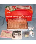 Vtg CLAIRESSE CONDITIONING MIST HAIRSETTER 20 Hot Rollers Curlers with 20 Clips - £28.02 GBP
