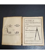 Audels Mathematics and Calculations for Mechanics Book Frank Graham 1935 - $35.27 CAD