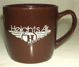 Heights Air-Flight Crew ceramic coffee mug airline charter jet - $15.00