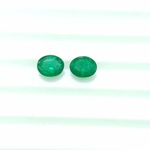Sandawana Emerald 2Pc Set Natural Green Emerald Cut Stone Pair Rare Mine... - $385.52+