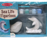 Melissa &amp; Doug Decorate Your Own Solid Resin Sea Life - Whale &amp; Dolphin ... - £9.89 GBP