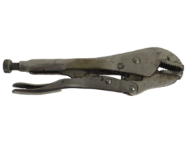 Vise-Grip Petersen Dewitt Vintage 10R Locking Pliers Curved Jaw USA Made - $182.62 MXN