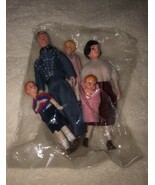 vintage dolls house doll family. Parents, Son, Daughter, Baby - $556.75 MXN