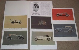 1970 MERCEDES-BENZ PORTFOLIO/OLD Color Prints: 1894,1902,1927,1928,1930 &amp; 1937 - £16.29 GBP