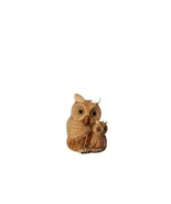 Coad Peru Mother Baby Owl Figurine FREE SHIPPING Handcrafted - £12.63 GBP