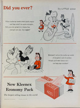 Vintage 1956 Kleenex Tissue Did You Ever? By Little LuLu Print Ad Advert... - £5.08 GBP