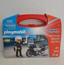Playmobil City Action Police Carry Case Building Set 5648 NEW! 13 piece,... - $12.22