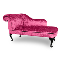 Ashford Handmade Shimmer Boysenberry Pink Chaise Lounge Bedroom Accent  - £247.06 GBP