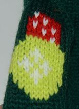 DMM Uncle Bobs XSweat Ugly Knitted Bottle Sweater Green with Bells and Holly image 4