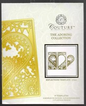 Couture. Adoring Collection Reflections Template Die Set. Die Cutting Ca... - $9.38