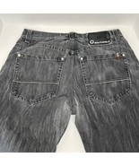 Vtg Y2K Southpole 4180 Loose Fit Baggy Jeans Mens Sz 36X32 Black Gray Denim - $58.17 CAD