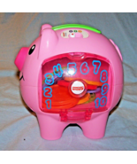 2006 Talking Fisher Price Smart Stages Piggy Bank w/Plastic Coins - $15.35