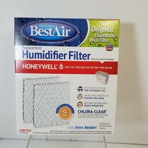 BestAir Humidifier Filter Honeywell B HW700 2 Wick Filters USA Chlora-Clear - £6.35 GBP