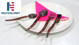 Al-Nurayn Modern Flatware Set With Stainless Steel Copper Cutlery Set Of 2 - $69.00