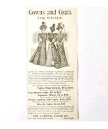 National Cloak Co Gowns Coats 1897 Advertisement Victorian Fashion ADBN1A3 - €17,04 EUR