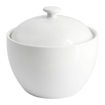 Our Table Simply White 13 Ounce Porcelain Sugar Bowl in White - $600.18 MXN