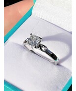 Asscher Cut Diamond Solitaire Ring - $3,650.00