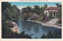 Wading Pool The Grove Kansas City Missouri MO Postcard B32 - £2.23 GBP