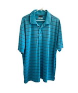 PGA Tour Airflux Men&#39;s Polo Golf Shirt Short Sleeve Collared Teal Size X... - $341.47 MXN
