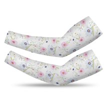 Mondxflaur Flowers Cooling Arm Sleeves Cover UV Sun Protection for Men Women - £11.98 GBP