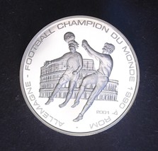 CONGO 1000 FRANCS 2001 (Football Champion Du Monde) SILVER Comm. coin * ... - £26.80 GBP