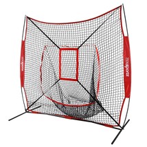 Softball Teeball Practice Hitting Batting Training Aid 77&#39; Baseball Net - $78.99