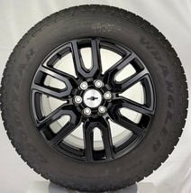 20&quot; Chevy Silverado Tahoe Suburban Black OEM Wheels Goodyear AT Tires TP... - $1,880.01