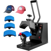 VEVOR Hat Heat Press, 4-in-1 Cap Heat Press Machine, 6x3inches Clamshell... - $170.04