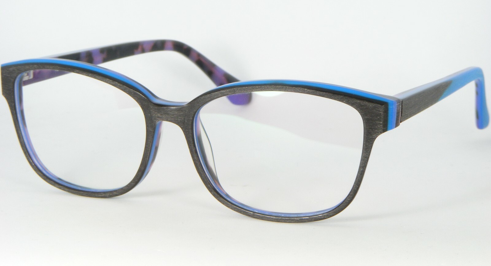OU 75.465.01 0217 Brossé Marron/Bleu Lunettes Monture 52-16-138mm - $48.85