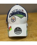 Pittsburgh Steelers Reebok Super Bowl XLIII Champions Locker Room Hat New - €21,18 EUR