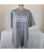 Wood Timber Mill Lumber USNR Safety Unisex Gray T-Shirt Size 2XL Adverti... - $9.75