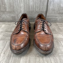 Allen Edmonds 1951 Wilbert Split Toe Oxford Dress Brown Shoes Men&#39;s US Size 9 3E - £25.63 GBP