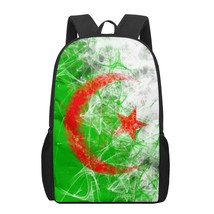 Algeria Flag Children School Bag for  Printing Kid&#39;s Backpack Schoolbag  Bag Boy - £154.02 GBP