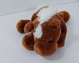 Gund plush Hilly brown white mane tail forehead pony horse 30038 beanbag  - $25.98