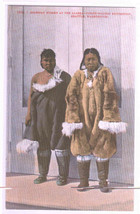 Eskimo Women Alaska Yukon Pacific Exposition Seattle Washington postcard - £5.14 GBP