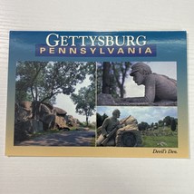 Gettysburg Pennsylvania Devil&#39;s Den Continental Postcard - $1.57