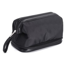 Double-deck Waterproof Cosmetic Bag Men Wash Shaving Travel Organizer Bag Necess - £53.29 GBP