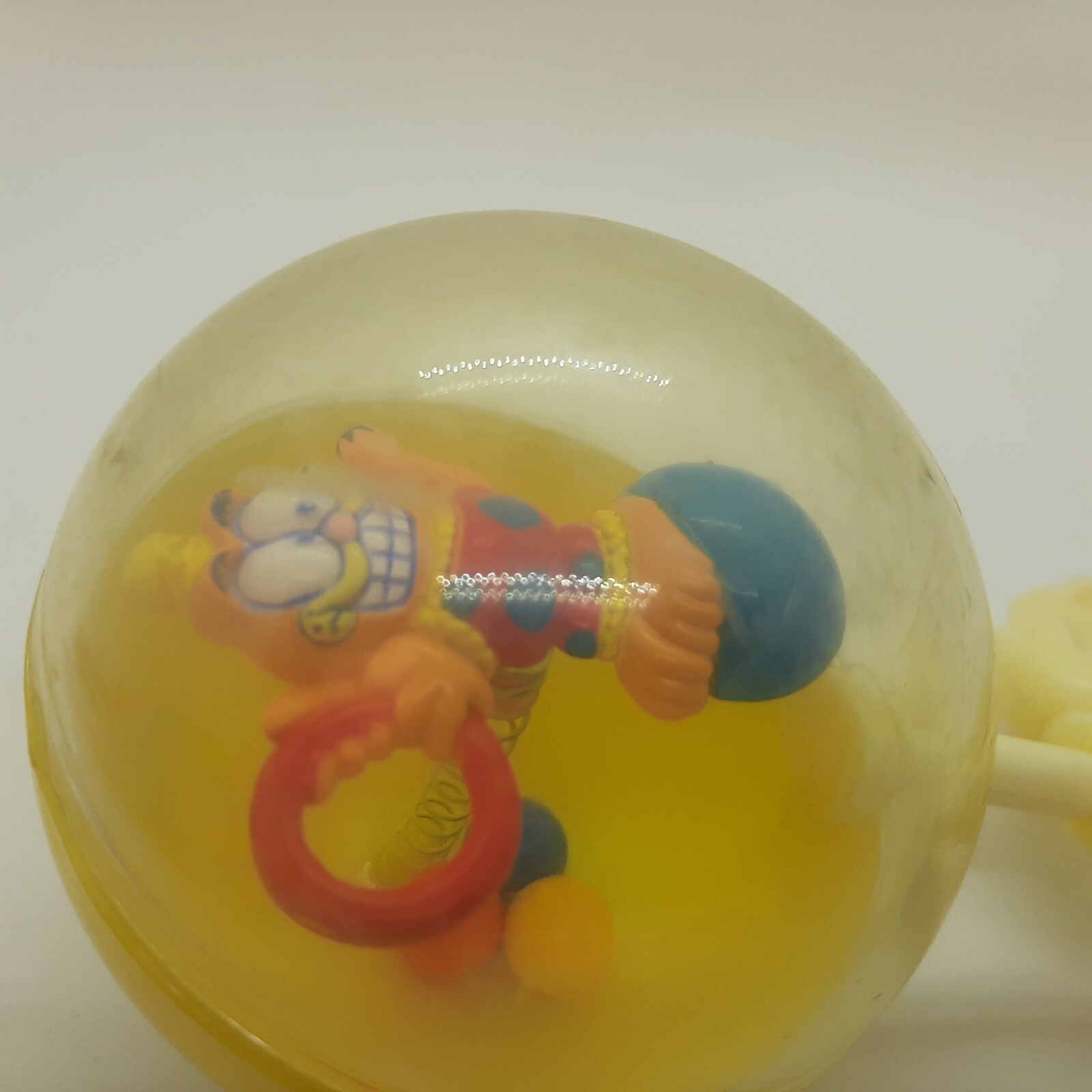 Garfield Vintage Baby Rattles ~ Lot of 2 ~ ( "It's a Boy" & clown ) Item image 5