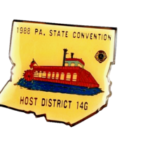 Lions Club 1988 PA State Convention Host District 14G Pin NWT - $6.93