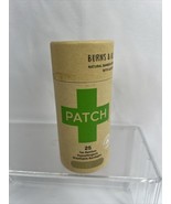 Patch 25 Tan Bamboo HypoAllergenic Breathable Bandages New Open Storage Jar - $7.20 CAD
