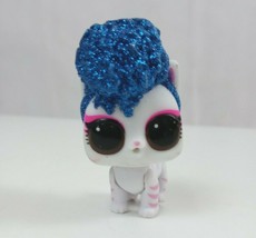 LOL Surprise! Pet Cat Independent Meow Eye Spy Series 4 Blue Glitter Hair 2.5&quot;  - £10.09 GBP