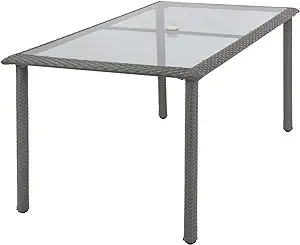 Cosco 88598Gble Lakewood Ranch Dining Table, Gray, Blue - $249.99