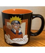 Naruto Ceramic 16 OZ. Coffee/Tea Mug Cup Black &amp; Orange New In Box - £8.47 GBP