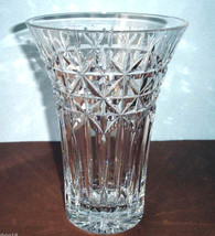 Waterford Irish Stars 10&quot; Crystal Vase Ireland Signed by Tom Brennan 159557 New - £403.51 GBP