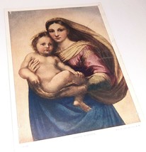 Browns Famous Pictures SISTINE MADONNA Print 6.5x8.5 National Art Co Circa 1907 - £5.94 GBP